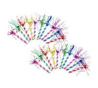VALICLUD 20Pcs Party Blowers Fun for Birthdays Celebrations Whistles for Cheerleading and Outdoor Events for Creating Joyful Atmosphere
