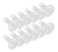 VALICLUD 20pcs Pet Feeding Nipples Milk Bottle Replacement Set, Soft Silicone Puppy and Kitten Pacifiers for Newborn Suckling, Nursing Supplies for Small Dogs and Cats