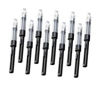 VALICLUD 20pcs Plastic Fountain Pen Ink Absorbers with Push-pull Function Easy to Carry Ink Refill Tools Suitable for Student Stationery Use