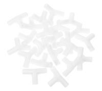 VALICLUD 20pcs Plastic Tent Pole Connector for 12mm Pipes, 135 Degree Three Way Tee Design, Wear Resistant and Easy Installation, Suitable for Greenhouses and Tents
