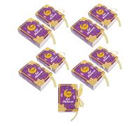 VALICLUD 20pcs Ramadhan Festival Box False Book Candy Containers for Eid Mubarak Home Ornament Party Decorations Paper Box