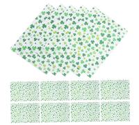VALICLUD 20pcs Shamrock Wrapping Paper for St Patrick's Day Irish Festival Thick Tear Resistant Craft Paper for Gift Wrapping DIY Art Projects Party Decorations Multipurpose Use