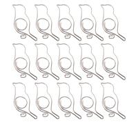 VALICLUD 20pcs Silver Bird-Shaped Metal Clips for Organizing Documents and Letters, Creative and Lovely Design, Portable Office and School Supplies for Home Or Work