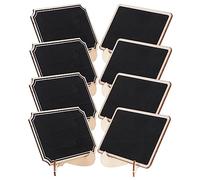 VALICLUD 20pcs Small Blackboard Message Boards Versatile Letter Signs for Home Parties Weddings Crafts Solid Base for for Drawing Signage Notes