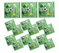 VALICLUD 20pcs Soccer-Themed Napkins Absorbent Reusable Party Supplies for Football Events Birthdays and Celebrations Fun Decorations for Sports