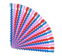 VALICLUD 20PCS Spiral Hair Perm Rods for Women Multi-Function Curling Tools Random Color for Long Hair Styling for Salon and Home Use