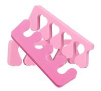 VALICLUD 20pcs Sponge Finger Separators for Pedicure and Nail Art Comfortable Sponge Material Applied to Shape Natural Nails Suitable for Toes