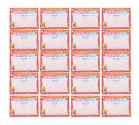 VALICLUD 20pcs Star Student Award Certificates for Academic Recognition, Easy to Use Paper Material with Colourful Printing, Motivating Students at End of School Year and Graduation