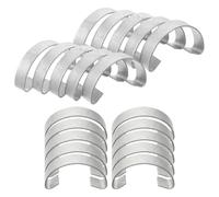 VALICLUD 20pcs Steel Chicken Cage Door Hooks with Metal Spring Clips Simple Poultry and Rabbit Cage Lock Hooks 50mm Wire Tension Spring