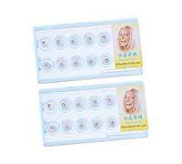 VALICLUD 20Pcs Tooth Gems Crystal Tooth Ornaments with Storage Box Natural Color Tooth Decor Shine and Beautify Your Smile for Confidence Boost Versatile Use for Teeth