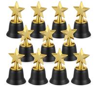 VALICLUD 20pcs Trophy Set Plastic Five-pointed Star Trophies Lightweight and Safe Awards for Elementary School Award Ceremonies and Sports Banquets