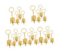 VALICLUD 20pcs Turtle Keychain Bag Pendant Cute Decorative Key Keyring for Car Keys Wristlet Wallet Accessory Compact for Symbol of Wealth Success