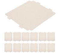 VALICLUD 20Pcs Universal Microwave Oven Mica Sheets High Heat Resistant Cuttable Mica Plates 108X99Mm Replacement Repairing Accessories for Oven Parts