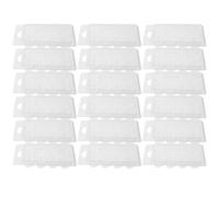 VALICLUD 20pcs Wax Melt Clamshells 8 Cavity Plastic Empty Wax Melt Containers for DIY Projects for Tarts