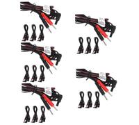 VALICLUD 20pcs Wires for Massage Machine Connect Cables Pin Connector Portable for Improved Circulation and Therapy Use