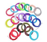 VALICLUD 20rolls Pla Filament Refills High-Temperature Resistant for Printer Pens Smooth Stable Printing Multicolor Each for Educational Creativity and Industrial Use