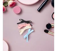 VALICLUD 24 Pcs Korean Ribbon Hair Bows with Alligator Clips for Teens Women Fabric Barrettes in Black Pink Blue Versatile Hair Accessories for Ponytails Side Clips Special Occasions