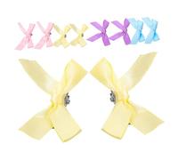 VALICLUD 24 Pcs Multi-Color Mini Bow Hair Clips Cute Hair Accessories for Women and Girls Sweet Ribbon Barrettes for Everyday Use and Special Occasions