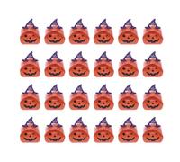 VALICLUD 24pcs Halloween Pumpkin Party Favor Boxes, Orange Paper Candy Boxes with Chic Pumpkin Shape for Packaging Candy and Small Crafts, for DIY and Party Supplies
