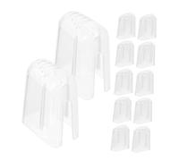 VALICLUD 24pcs Portable Toothbrush Head Covers Semi- Toothbrush Protector Caps Hygiene and Dustproof Electric Accessories for Travel and Home