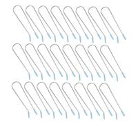 VALICLUD 24pcs Small Hot Roller Clips Replacement for Hair Styling Tools U-shaped Curler Clips with Strong Hold and Heat Resistance Fast Heating Secure Grip for Consistent Curl Definition