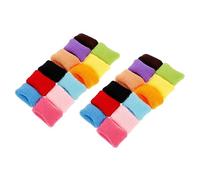 VALICLUD 24pcs Soft Seamless Sports Sweat Headbands Made of Plush High Elastic Material, Practical and Easy to Remove, for Gym and Golfing Workouts, Assorted Colours Random Color