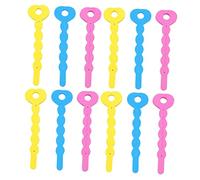 VALICLUD 24Pcs Sponge Hair Rollers Heatless Sleeping Curlers for DIY Hair Styling Soft Curling Tools for Beautiful Waves Portable and Skin Friendly