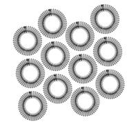 VALICLUD 24PCS Stretchy Plastic Hair Comb Headbands Full Circular Flexible Wavy Teeth Design Gentle Hair Secure Fit for Women Teens Professional Styling for Natural Wigs