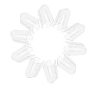 VALICLUD 24pcs Toothbrush Head Covers Portable Toothbrush Accessories for Travel Easy to Open Close Dustproof Protection for Hygiene
