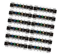 VALICLUD 25pcs Adhesive Thermometer Strips for Urine Bottles Temperature Test Labels Easy Peel Temperature Monitoring for Laboratory and Survey Use Compact