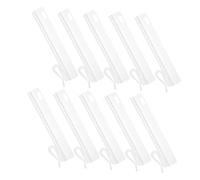 VALICLUD 25pcs Adjustable Plastic Curtain Hooks for Drapery Sturdy Clips with Smooth Surface Versatile for Shower Kitchen Window Curtains Home Decoration and Commercial Use