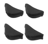 VALICLUD 2Pair Breathable Sponge Toe Plug Shoe Inserts Unisex Shoe Filler for Big Fit Prevent Heel Slippage Washable Reusable Cushion Pads Black One