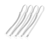 VALICLUD 2pairs Adjustable Glitter Elastic Straps for Women Removable Non- Lingerie Shoulder Straps Design for Strapless and Everyday Wear