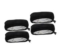 VALICLUD 2pairs Armpit Sweat Pads for Crutches Invisible Underarm Covers Reusable and Replaceable Comfortable Underarm Padding Breathable Crutch Pads