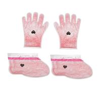 VALICLUD 2pairs Paraffin Wax Therapy Hand Foot Covers Beauty Salon Spa Gloves Moisturizing Hand Wax