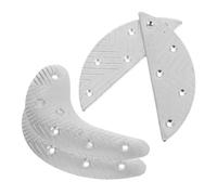 VALICLUD 2pairs Sole Heel Savers Replacement for Shoes Boot Heel Plate Tips Comfortable for Long Walks