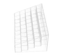 VALICLUD 2pcs 40-slot Lipstick Holder Multi-grid Organizer Household Lipstick Stand Cosmetic Display Rack for Makeup Storage and Beauty Accessories