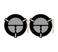 VALICLUD 2pcs 60mm Metal Telescope Focusing Mask Bahtinov Mask Accessory for Astronomical Telescopes Astrophotography Focus Tool Suitable for Reflector