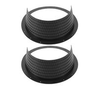 VALICLUD 2pcs 8 Inch Car Speaker Covers Weatherproof Plastic Protective Grilles Dustproof Speaker Guards for Automotive Door Audio Upgrade
