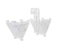 VALICLUD 2Pcs Acrylic Red Worm Feeder Cups with Suction Cups and Hooks for Aquarium Fish Tank Feeding, Fish Food Holders Suitable for Live Bloodworm Bait in Aquatic Pets