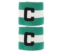 VALICLUD 2pcs Adjustable Captain Armbands for Soccer, Unisex Nylon C Band with Touch Fastener Closure, Universal Fit, Finely Stitched Edges, Suitable for Soccer Training and Team Matches