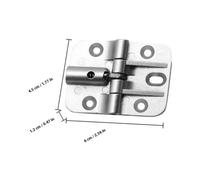 VALICLUD 2pcs Adjustable Folding Table Leaf Hinges with Locking and Operation Force Adjustable Space Saving Door Hinges for Wardrobe and Folding Tables