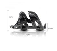 VALICLUD 2pcs Adjustable High Intensity Black PC Material Bicycle Water Bottle Cage Holder for Cycling, Lightweight Cup Holder Suitable for Mountain and Road Bike Riding