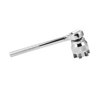VALICLUD 2pcs Adjustable Multi-Function Socket Wrench Adaptive Spanner Tool for Nuts Bolts Hooks One-Handed Operation Rust-Resistant Design