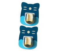 VALICLUD 2Pcs Adjustable No-Punch Shower Head Holders Bathroom Wall Mount Racks Sturdy Base for Easy Shower Organization and Showerheads Blue