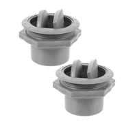 VALICLUD 2pcs Adjustable Round Air Vent Covers for Rv Trailer Boat Yacht Durable Air Conditioning Outlet Vents with Louvered Dash Exhaust Grille Flexible Airflow Deflector for Car Interior