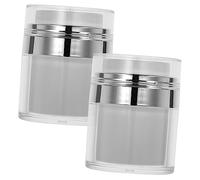 VALICLUD 2pcs Airless Pump Bottles Cream Bottle for Wrinkle Cream Calamine Lotion