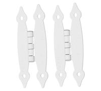 VALICLUD 2pcs Antique Butterfly Hinges for Cabinets and Wooden Boxes Vintage Iron Flush Mount Decorative Hinges for Cupboards Furniture Hardware and Sturdy