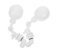 VALICLUD 2pcs Automatic Water Float Valve Kit Quick Connect Plastic Controller for Water Tanks and Dispensers with Overflow Prevention and Instant Level