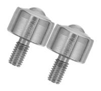 VALICLUD 2pcs Ball Transfer Bearing Caster Ball Bearing Transfer Unit Steel Mounted Thread Stem Versatile Application Silver 1.18x0.79x0.79in for Conveyor Rollers